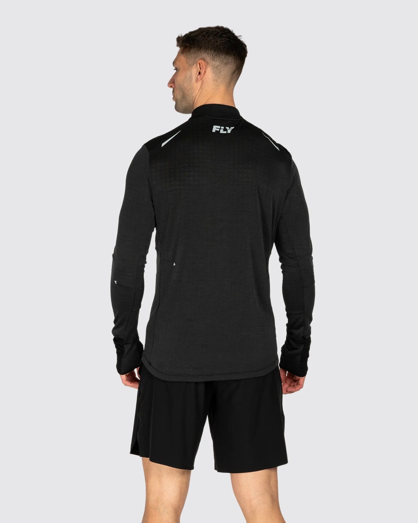 Tempo 1/4 Zip Warm Weight Running Top Fly X London Shootfighters