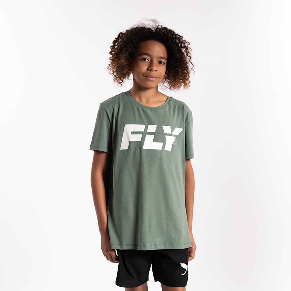 Kids Big Logo Tee Green (7584956776700) (7939700031717)