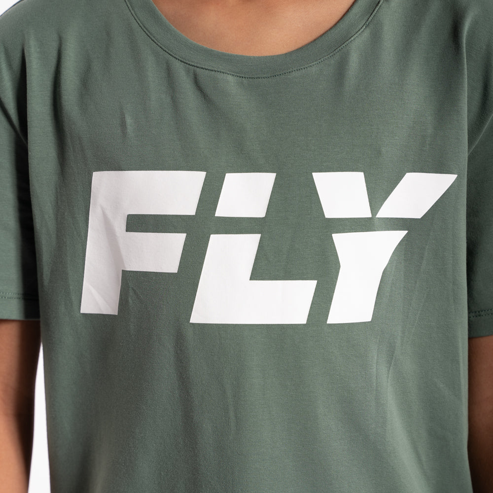 Kids Big Logo Tee Green (7584956776700) (7939700031717)