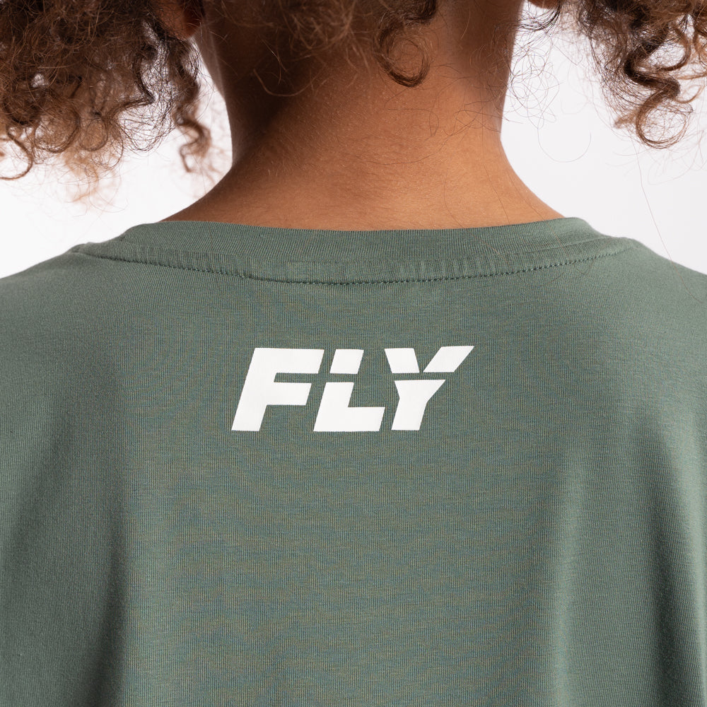 Kids Big Logo Tee Green (7584956776700) (7939700031717)